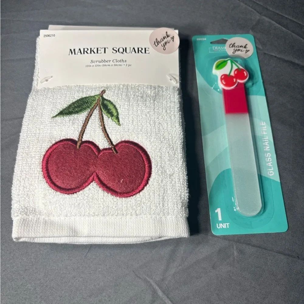2 pc New Cherry Themed Bundle NWT